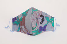 Load image into Gallery viewer, Meli Mask handmade safety face masks 100% cotton animals seahorse duck butterfly colors slow fashion