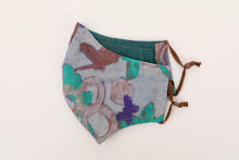 Load image into Gallery viewer, Meli Mask handmade safety face masks 100% cotton animals seahorse duck butterfly colors slow fashion
