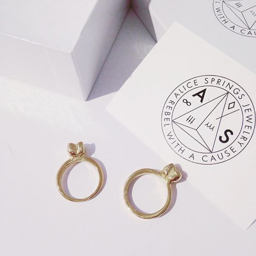 Gold Tooth Brass Ring