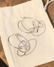 Load image into Gallery viewer, Twist Earrings Sterling Silver
