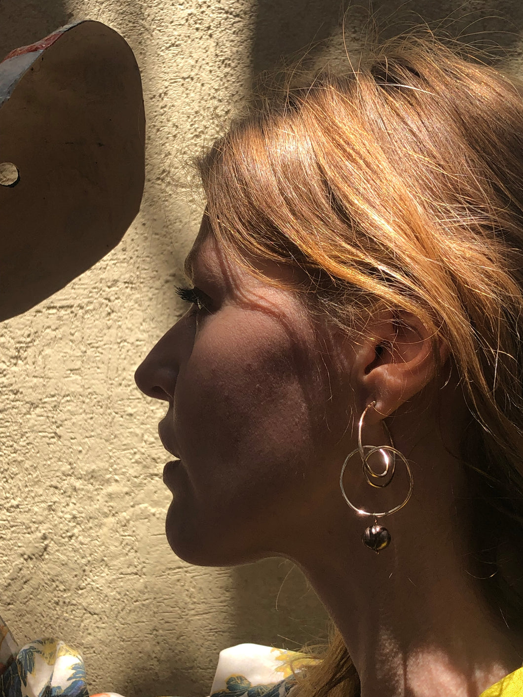 Twisted Pearl Hoops